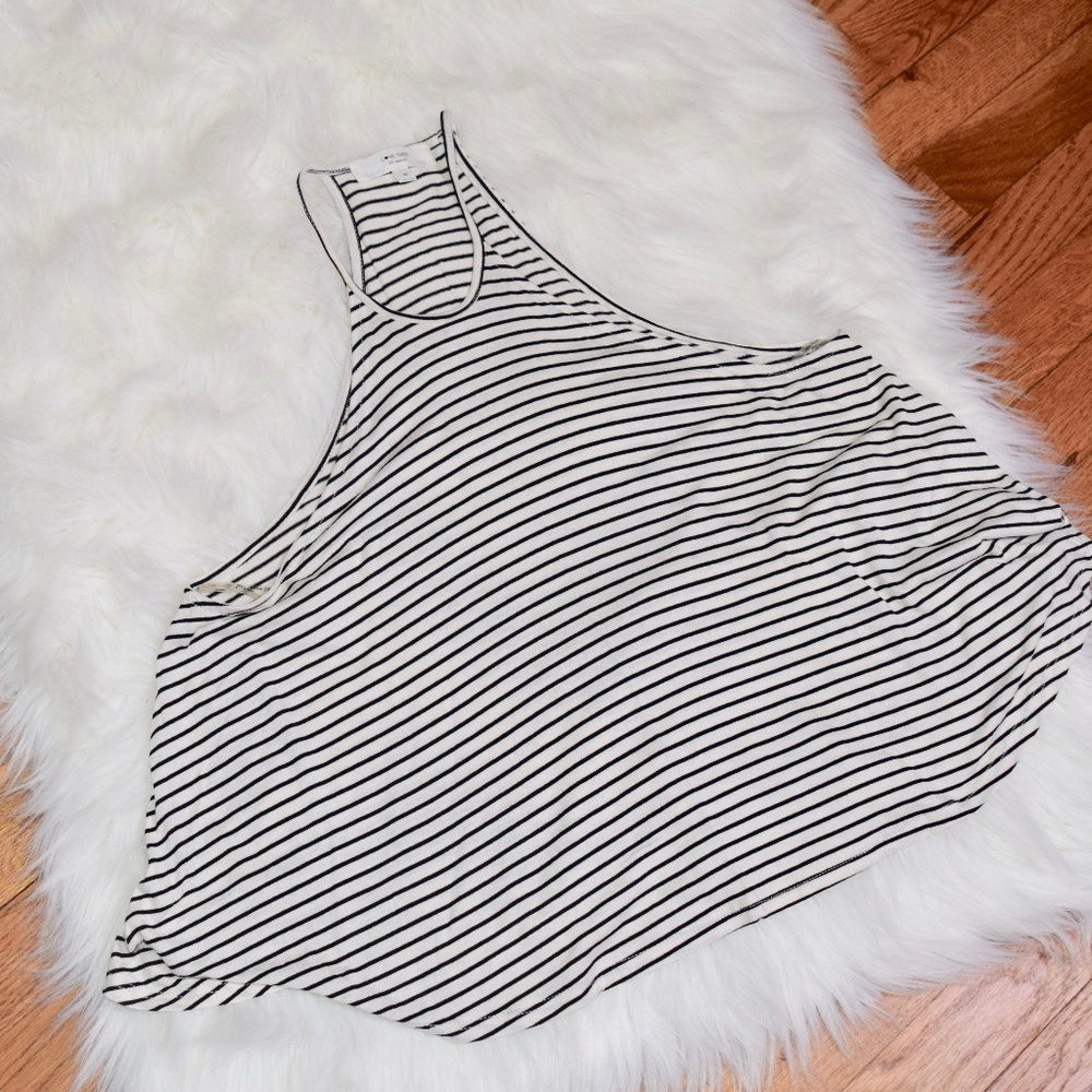 Love Tree High Neck Striped Top.